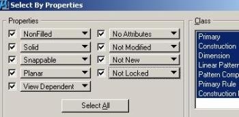 clip image0055 Selection by attributes, AutoCAD   Microstation